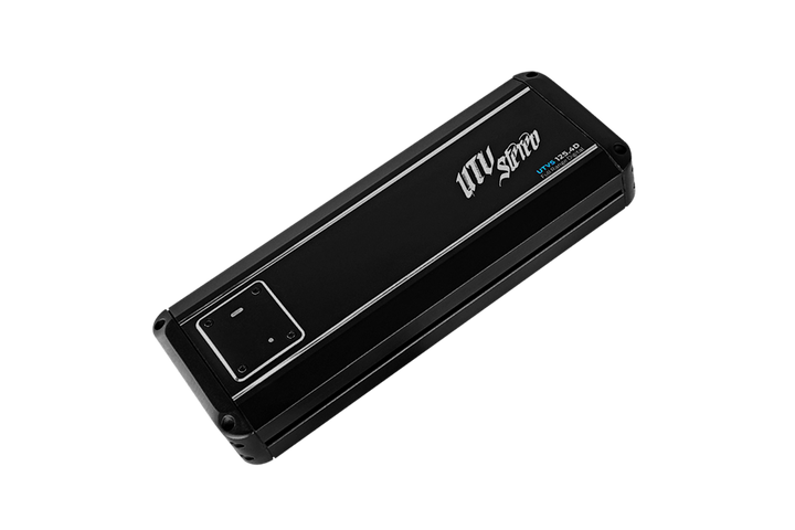 UTV Stereo 125 4D full range digital amplifier in black
