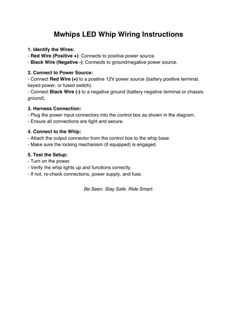 SINGLE COLOR X SERIES WHIPS