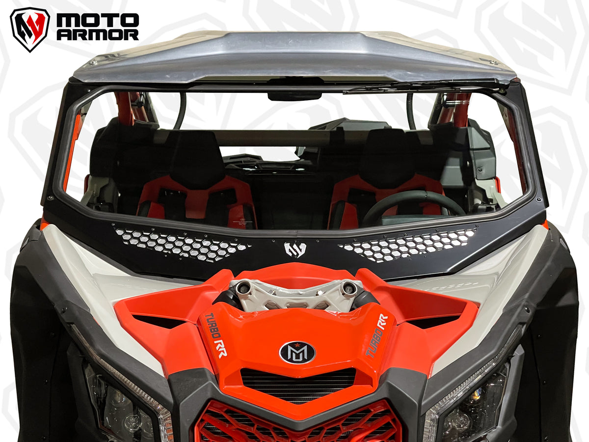Maverick X3 Vented Full Glass Windshield 