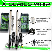 SINGLE COLOR X SERIES WHIPS