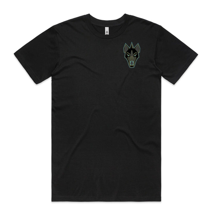 Premium Neon Lazer Unisex Black T-Shirt