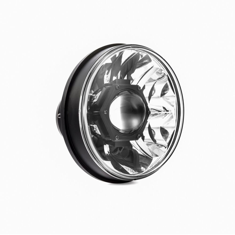 7" Gravity® LED Pro DOT Headlight - Driving Beam - Pair - Universal / 07-18 Jeep JK - # 42341