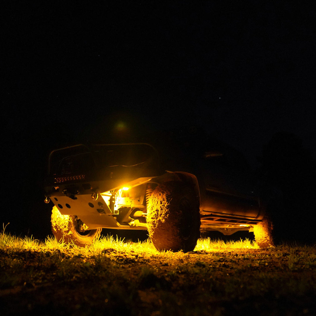 Cyclone V2 LED - Single Light - Amber Lens - 5W Flood Beam - #1360