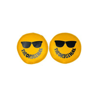 Cover; Retro 6" Vinyl Yellow w/ "THE ORIGINAL" Smiley Sunglasses (pr) - # 5205