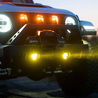 FLEX ERA® 3 Dual Mode SAE Fog LED Light Pods - 2-Light Master Kit - Jeep Aftermarket Bumpers - # 97147