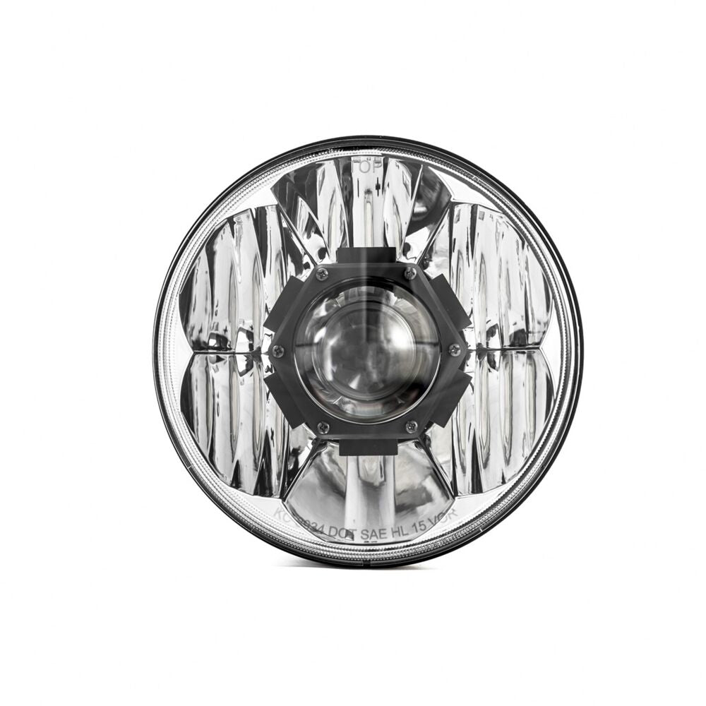 7" Gravity® LED Pro DOT Headlight - Driving Beam - Pair - Universal / 07-18 Jeep JK - # 42341