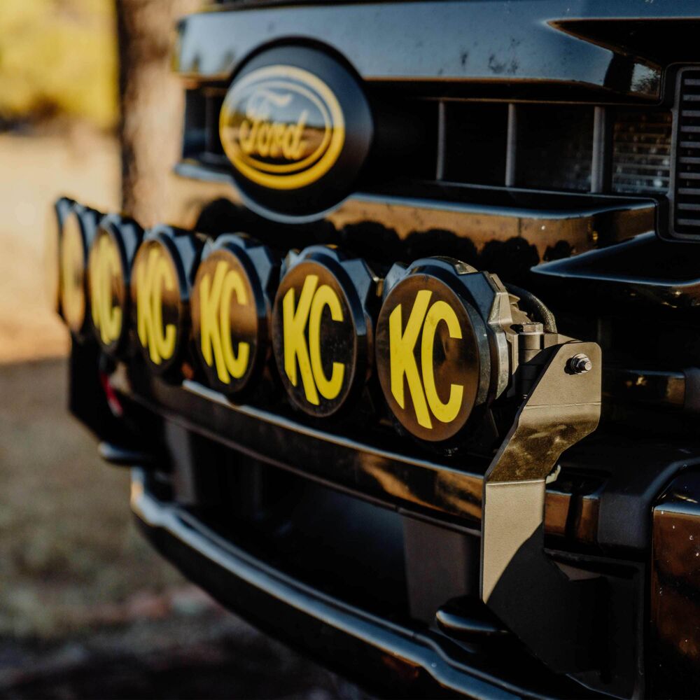 Gravity® LED Pro6 - 7-Light Bar Kit - Front Bumper - GEN4-5 17-24 Ford Super Duty - # 91346