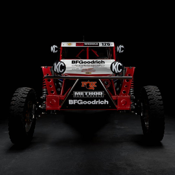 6" Light Cover - Soft Vinyl - Black / White KC Logo - # 5100