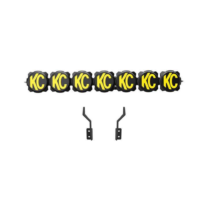 Gravity® LED Pro6 - 7-Light Bar Kit - Front Bumper - GEN4-5 17-24 Ford Super Duty - # 91346