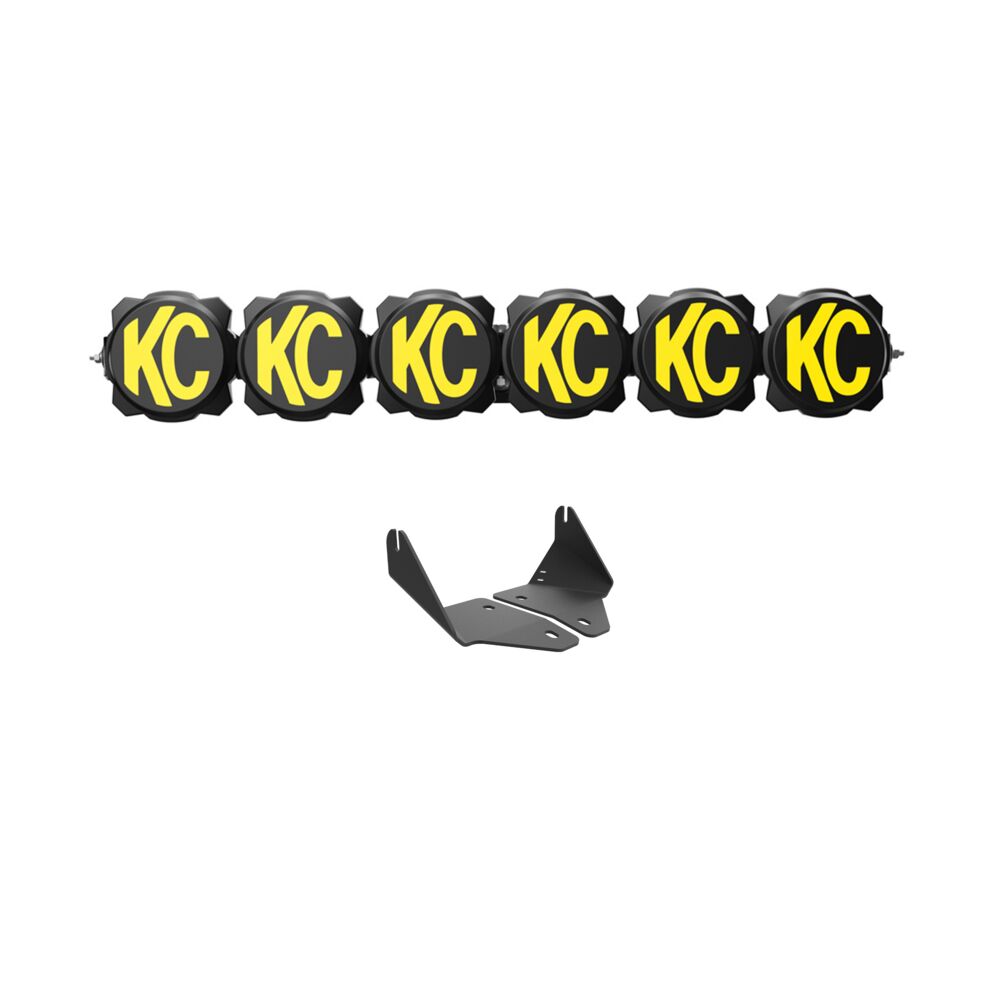 Polaris RZR Turbo R / Pro XP / Pro S Light Bar Kit - 39" Pro6 Gravity® LED - 6-Light - Light Bar System - 120W Combo Beam - # 91342