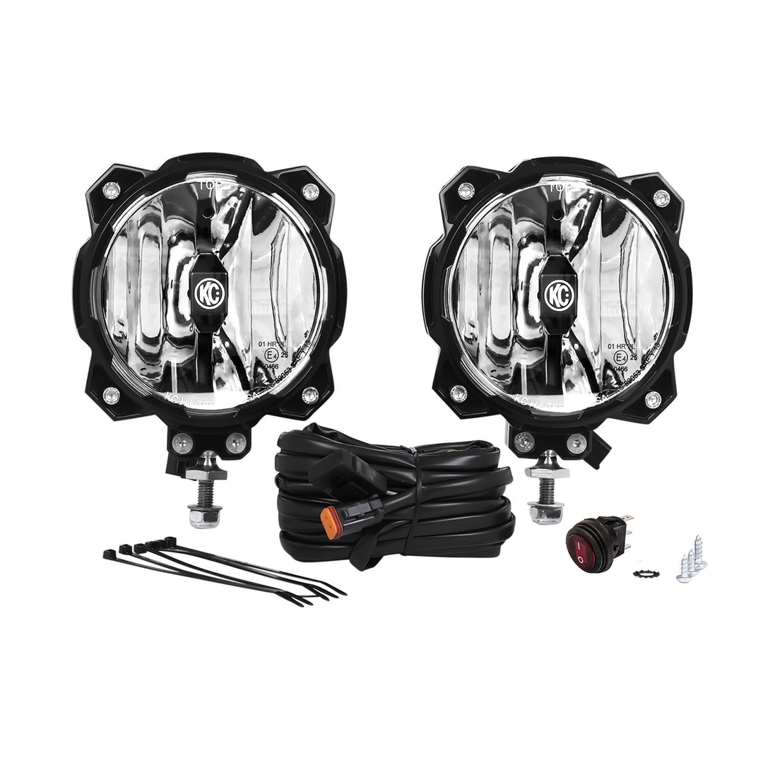 6" Gravity® Pro6 LED - Infinity Ring - 2-Light System - 20W Wide-40 Beam - #91305