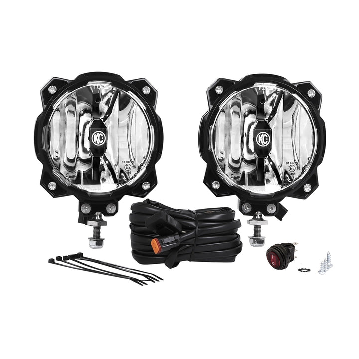 6" Gravity® Pro6 LED - Infinity Ring - 2-Light System - 20W Wide-40 Beam - #91305