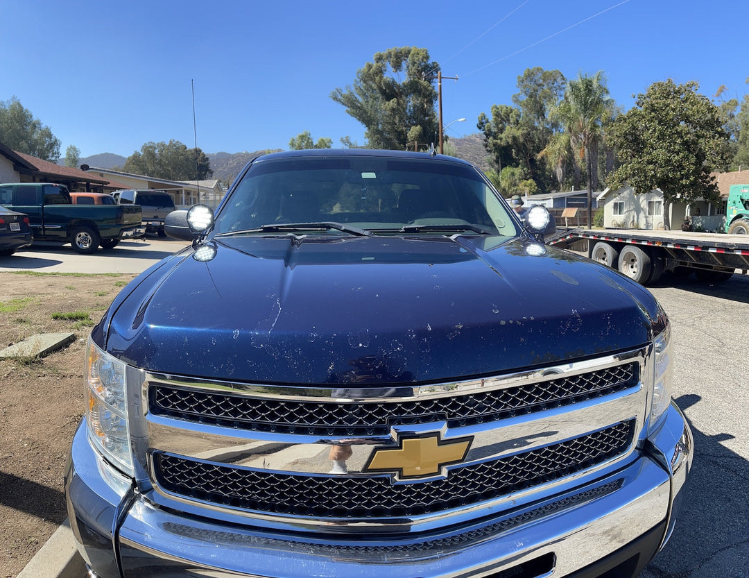 2007 - 2013 Chevy / GMC Pillar Mounts led pod light