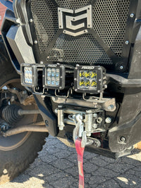 Kawasaki KRX Winch Mount Triple Light Pod Bracket (Fits all years and sub models!)
