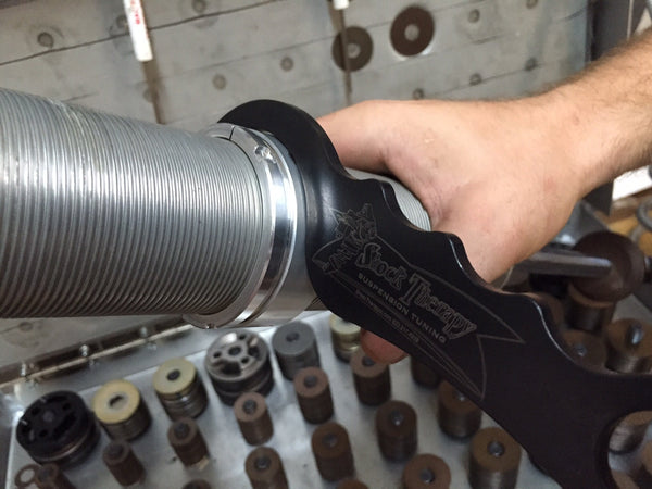 Cross over ring tightener