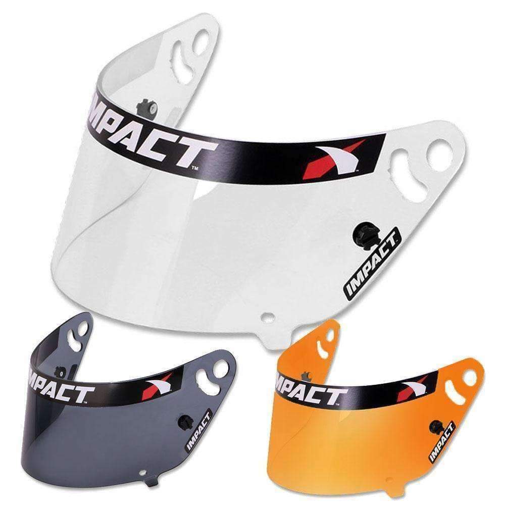 Impact Racing Helmet Shield - Light Smoke