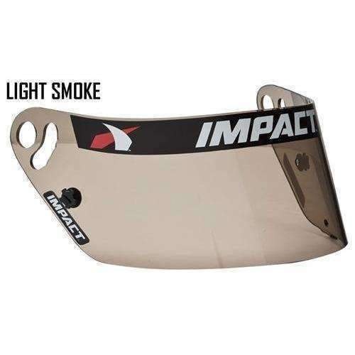 Impact Racing Helmet Shield - Light Smoke