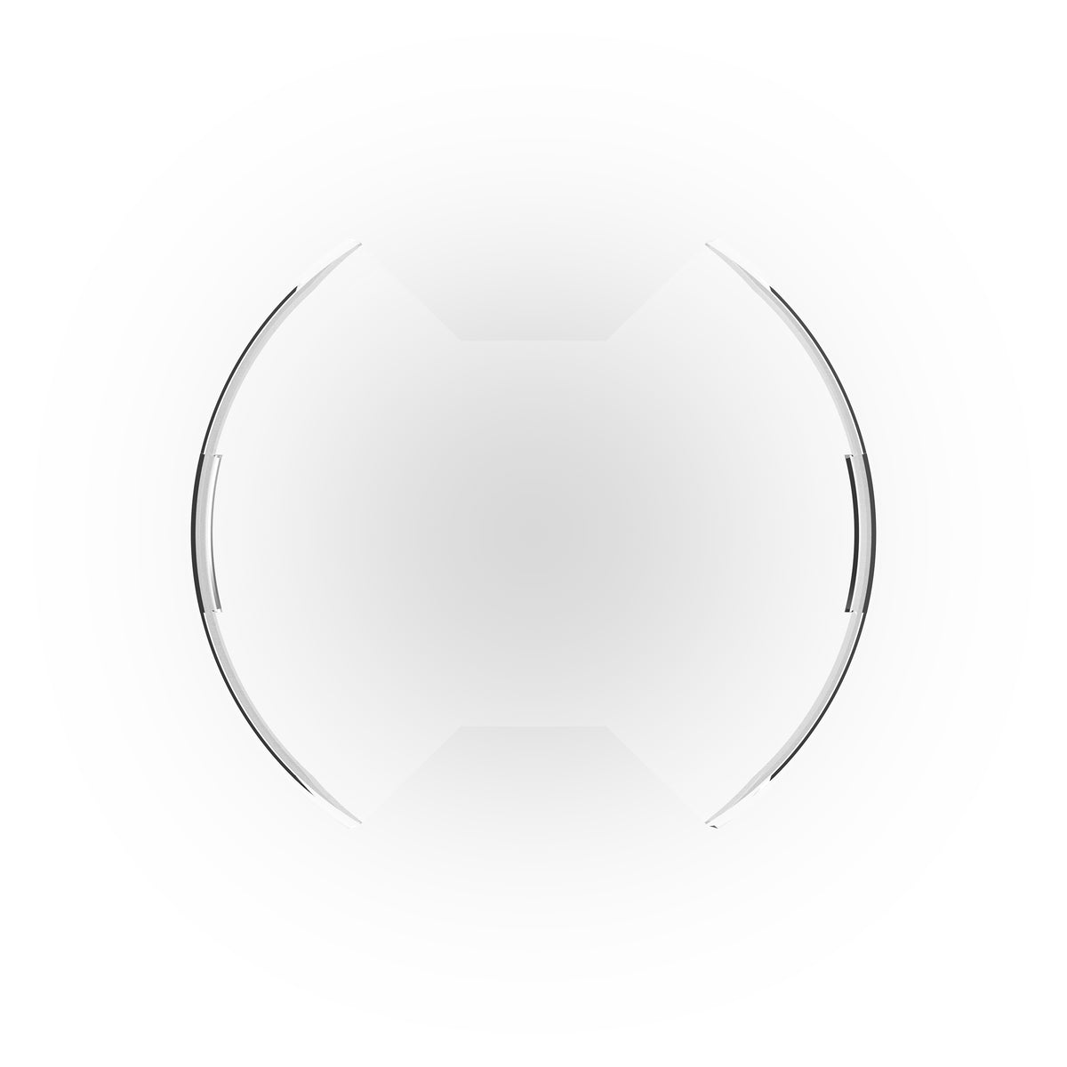 SlimLite® 8" LED - Light Shield - Clear
