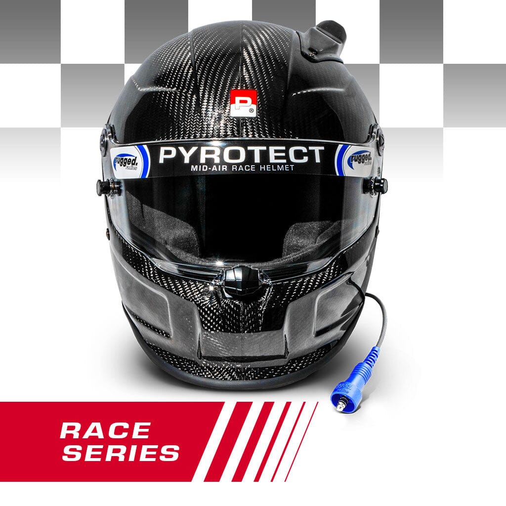 Pyrotect RACE Pro Airflow Mid Forced Air 3K Carbon SA2020 Wired OFFROAD - Small