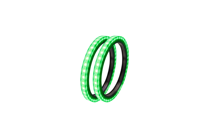 UTV Stereo green LED speaker rings
