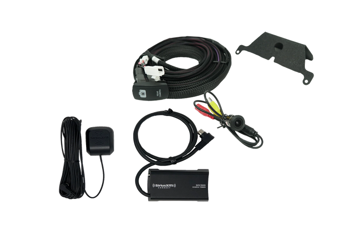 SiriusXM SXV300 vehicle tuner kit with rear camera and wiring harness