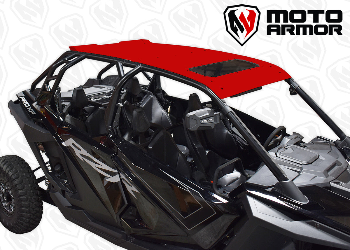 Aluminum Roof (With Sunroof) RZR  PRO XP 4 & RZR TURBO R 4 Seat Red