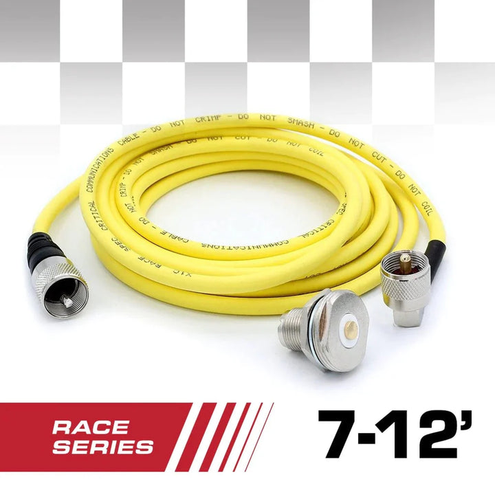 Antenna Coax Cable Kit - RACE SERIES - by Rugged Radios - 12 Foot