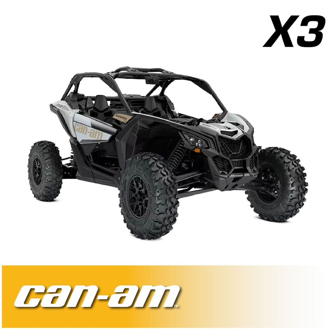 Can-Am Maverick X3 Complete Communication Kit with Bluetooth Intercom and 2-Way Radio - STX Stereo Remote Head / M1 VHF Business Band / Remote Head Mount Kit