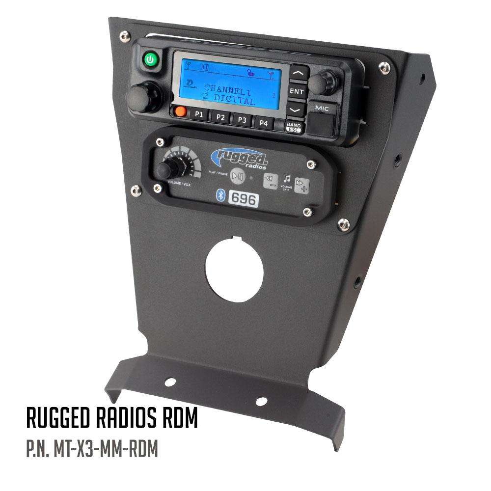 Can-Am X3 Multi Mount Kit for Rugged UTV Intercoms and Radios - Rugged RDM