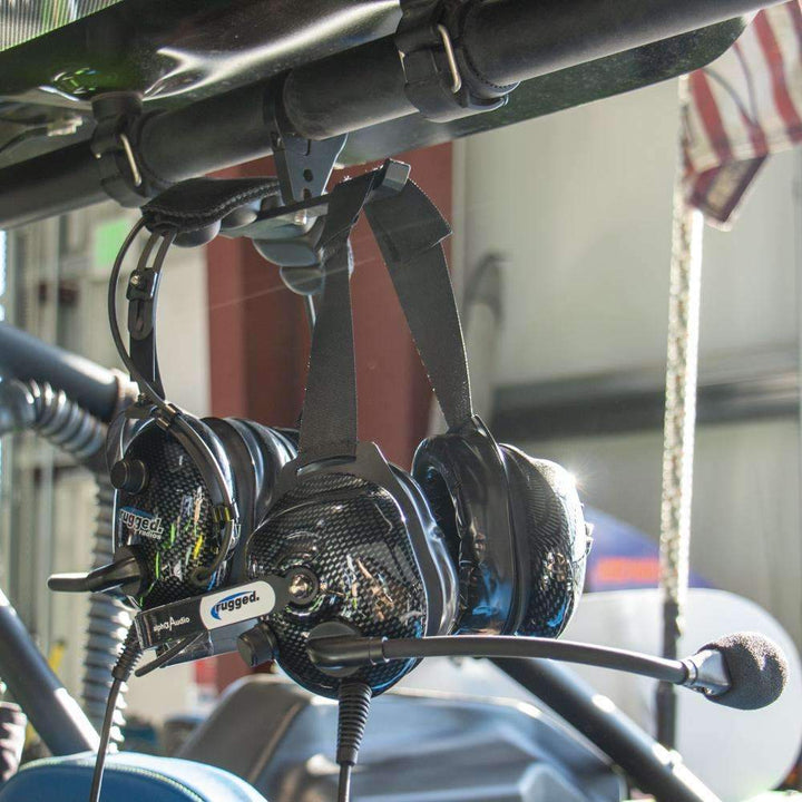 Dual Headset Hanger with Bar Mount - Hanger Only (No Bar Mount)