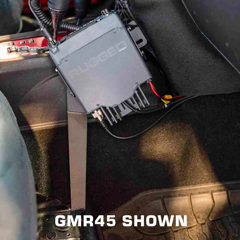 GMRS Mobile Radio Kit for Jeep Wrangler TJ LJ and JK - JK 2-Door (11-18) and TJ (97-06) and LJ (04-06) / G1 Waterproof