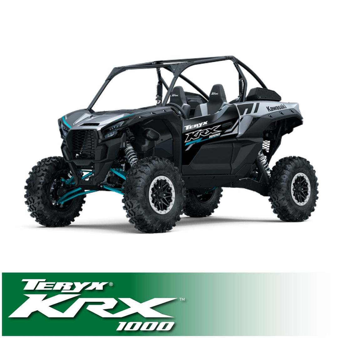 Kawasaki Teryx KRX Complete Communication Kit with Bluetooth Intercom and 2-Way Radio - 696 PLUS / M1 VHF Business Band / Dash Mount