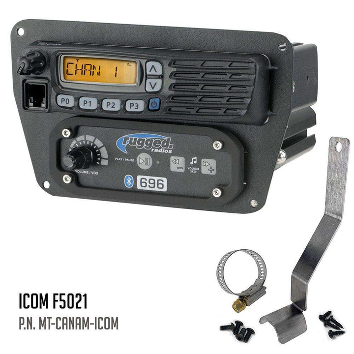 Can-Am Commander Intercom and Radio Mount - Motorola CM300D / Vertex VX2200