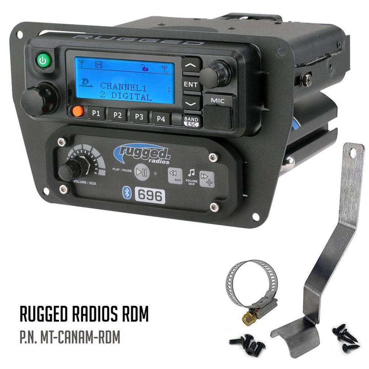 Can-Am Commander Intercom and Radio Mount - Motorola CM300D / Vertex VX2200
