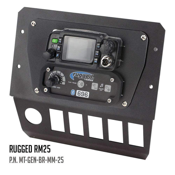 Polaris General Multi Mount Kit for Radio and Intercom - Rugged M1/G1/G4/RM45/RM60/GMR45 with Switch Holes