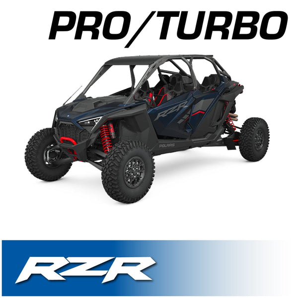Polaris RZR PRO XP - Turbo R - Pro R - Complete Communication Kit with Bluetooth Intercom and 2-Way Radio - 696 PLUS Remote Head / M1 VHF Business Band / Center Mount