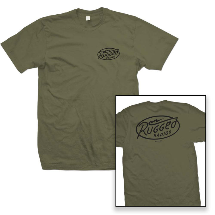 Rugged Radios BOLT T-Shirt - Green - Medium