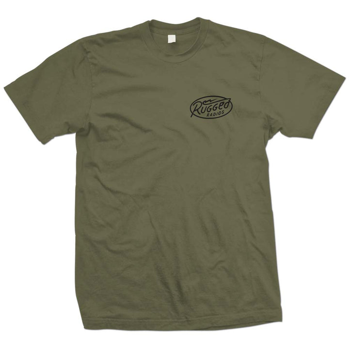 Rugged Radios BOLT T-Shirt - Green - XXL