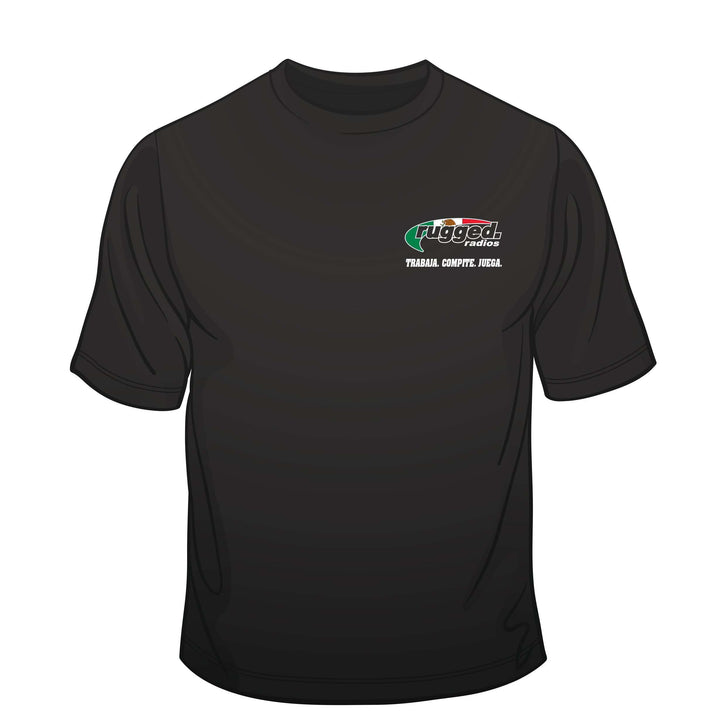 Rugged Radios MEXICAN FLAG T-Shirt - Black - Small