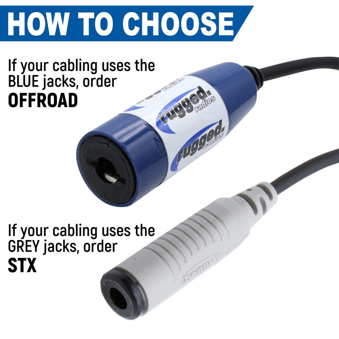 Single Headset / Helmet Jack - Bar Mount - STX