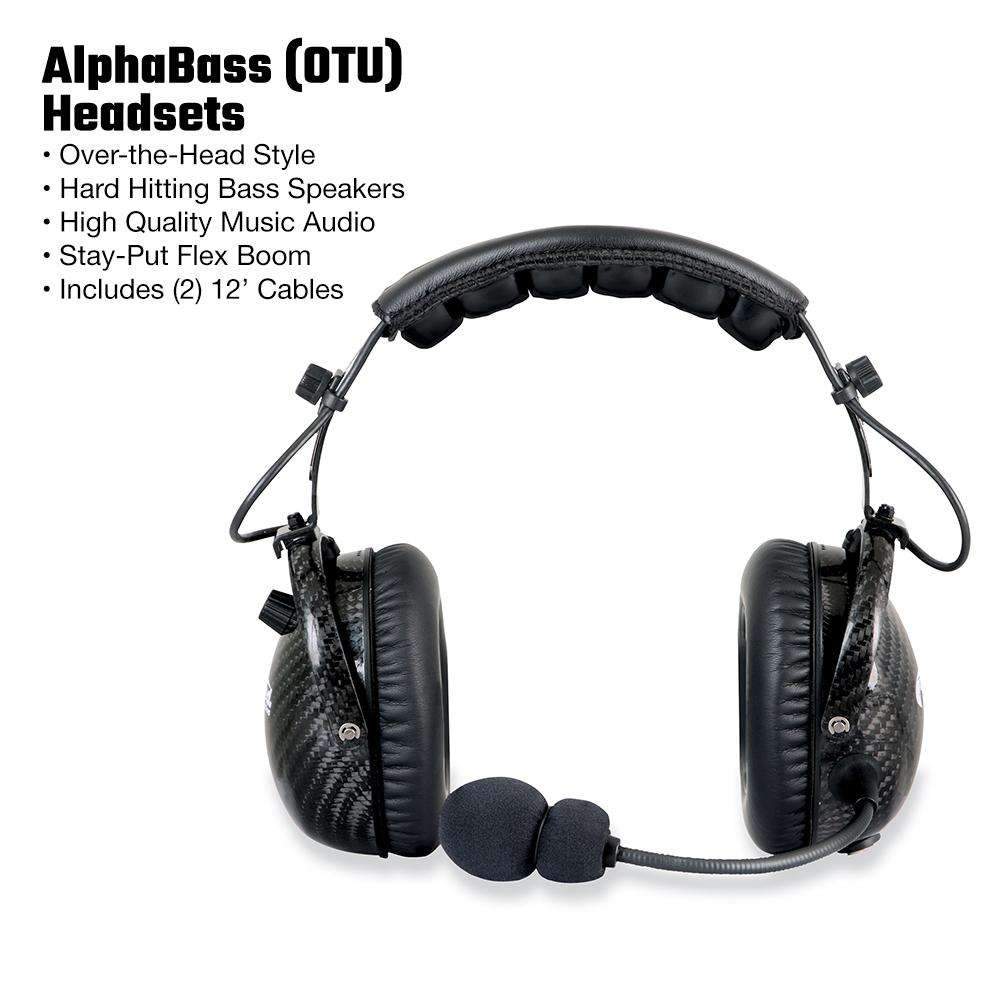 Single Seat Kit with Digital Radio - Behind-the-Head H42 Ultimate Headset
