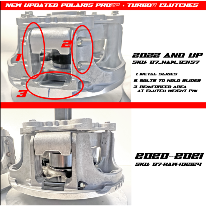 SNYPR Clutch Weights / RZR Turbo