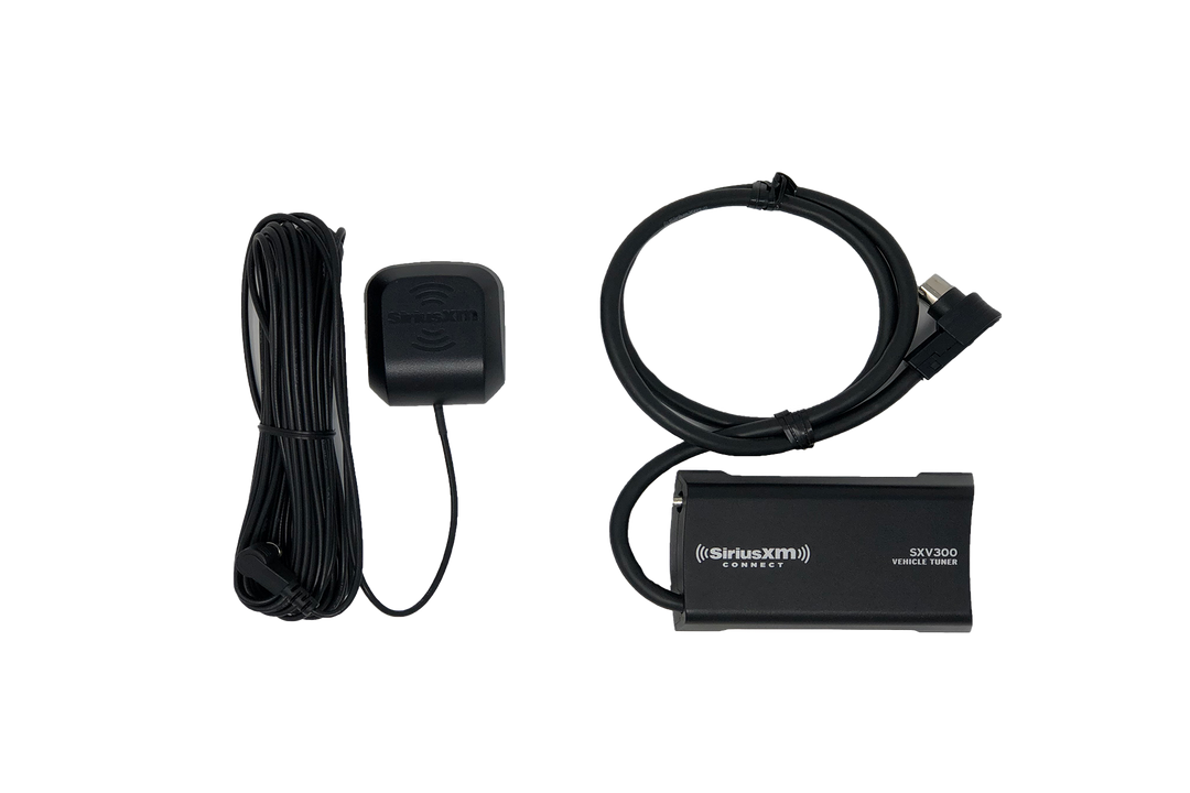 SiriusXM SXV300 vehicle tuner kit with antenna and connecting cable
