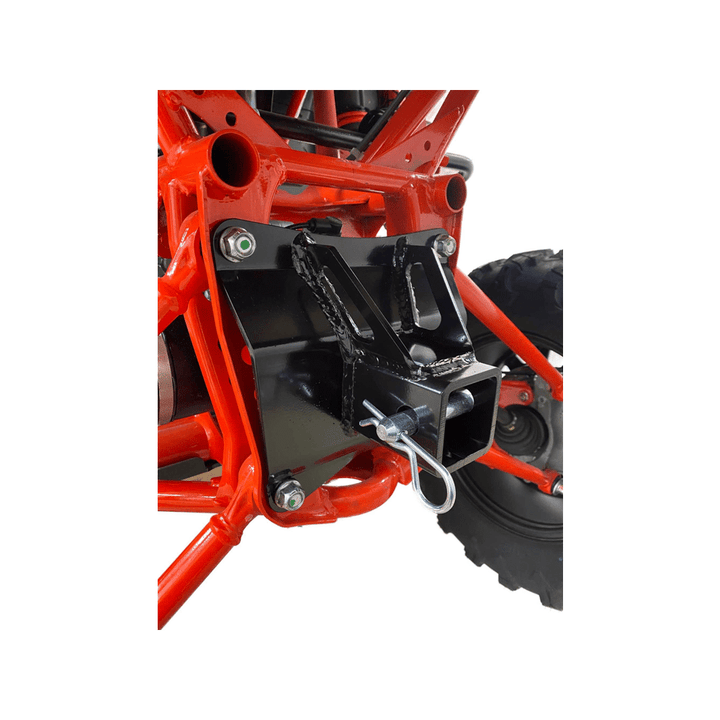 Honda Talon Hitch by AJK Offroad Installed on Left Side  