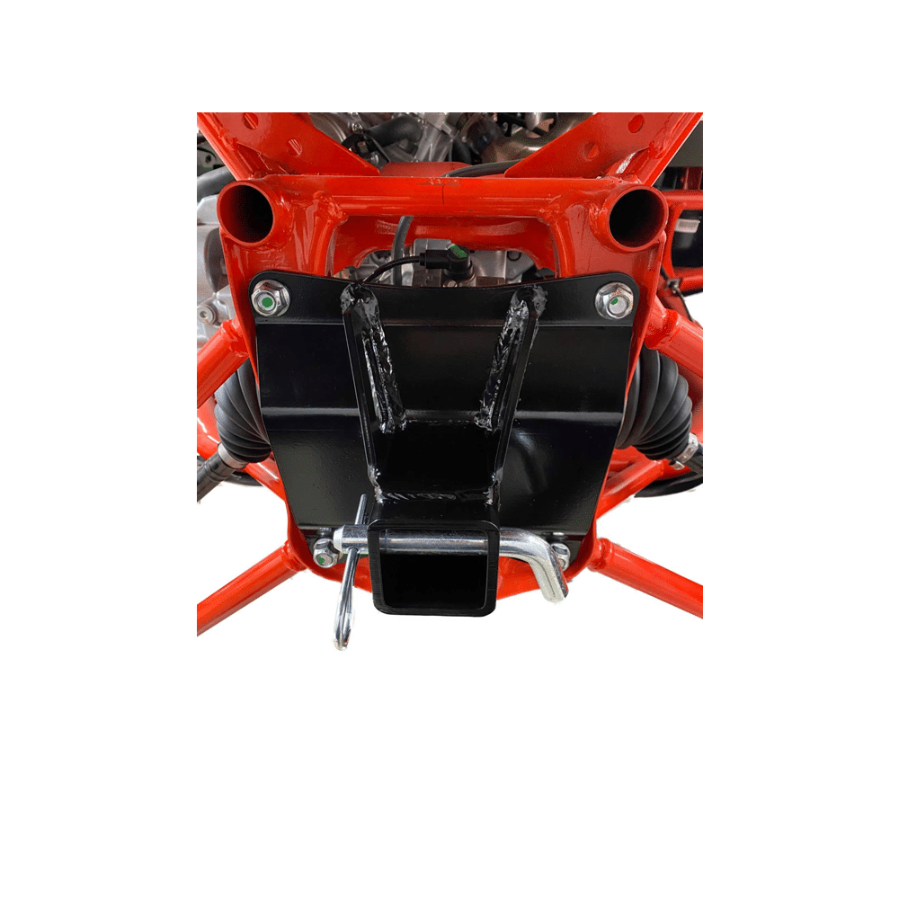 Honda Talon Hitch by AJK Offroad Top Down Front VIew 