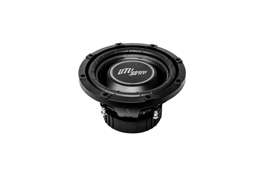 UTV Stereo Elite series black subwoofer speaker