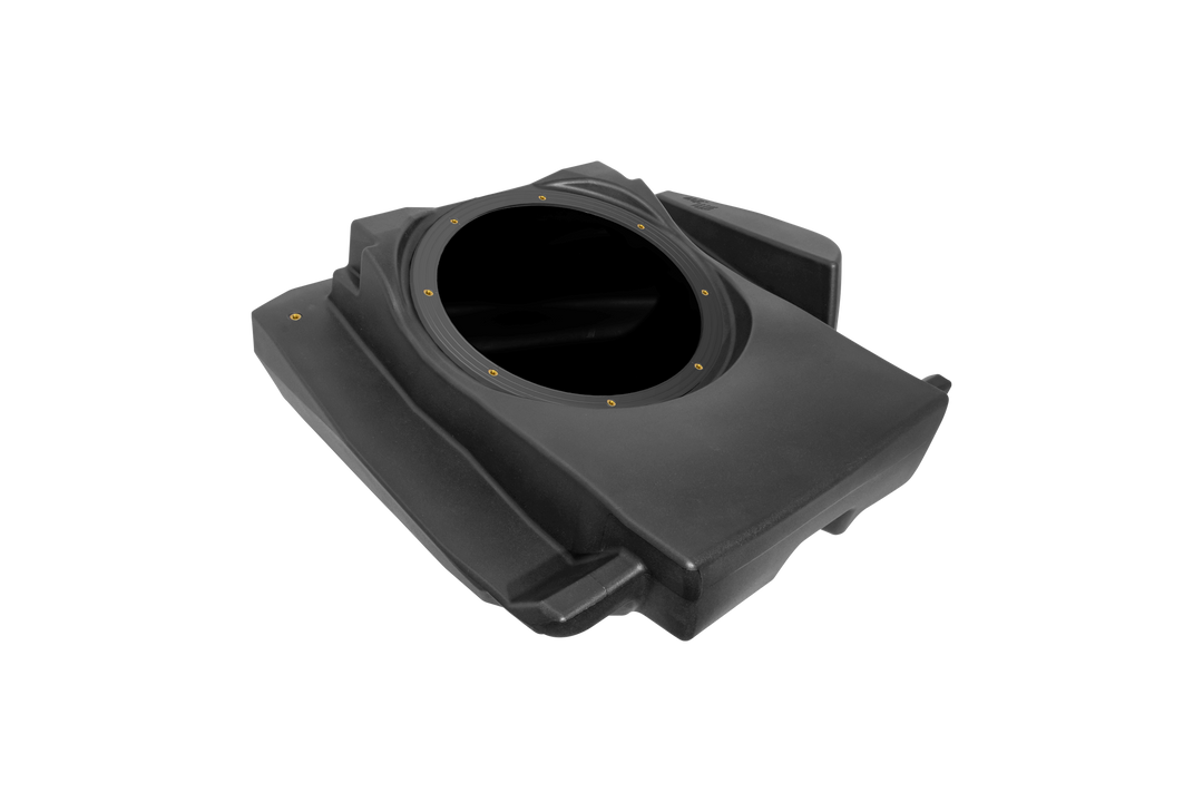 UTV Stereo black molded plastic subwoofer enclosure