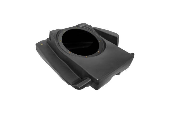UTV Stereo black molded plastic subwoofer enclosure