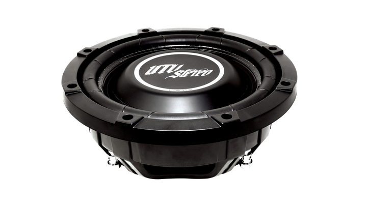 UTV Stereo Low Pro black subwoofer speaker