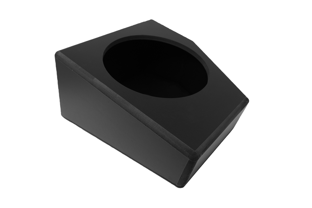 UTV Stereo black angled subwoofer enclosure